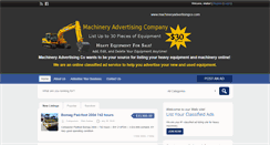 Desktop Screenshot of machineryadvertisingco.com